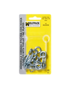 Hembrilla Cerrada 4,0 / 20 x 70 mm. (15 Piezas)