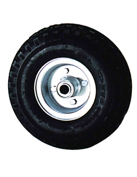 Rueda Carretilla Almacen / Sacos  Neumática Llanta Galvanizada  20 mm.