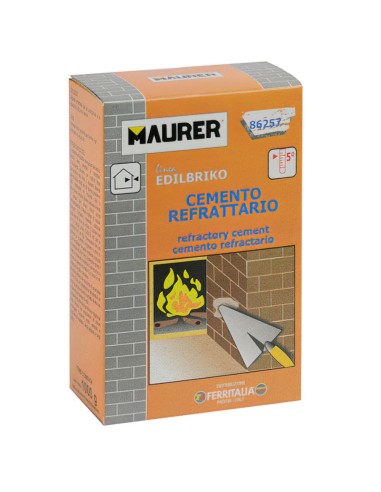 Edil Cemento refractario MAURER caja 1kg 14010310