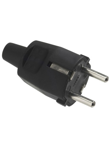 Clavija / Enchufe Toma Tierra Goma 4,8 mm....