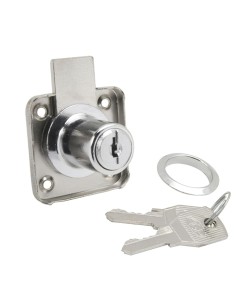 Cerradura Mueble Para Cajon 361/25 mm.  Cromado