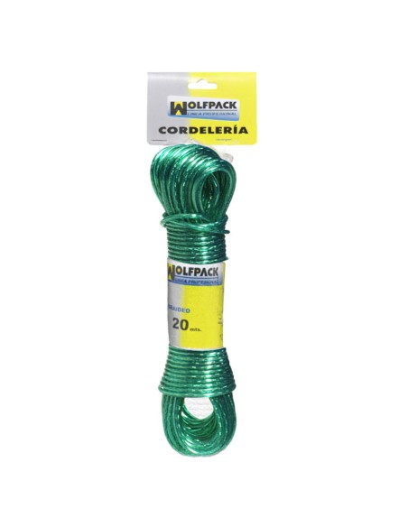 Cuerda Plastificada Cable Acero Ø 3,5 mm. (Madeja 20 m.)