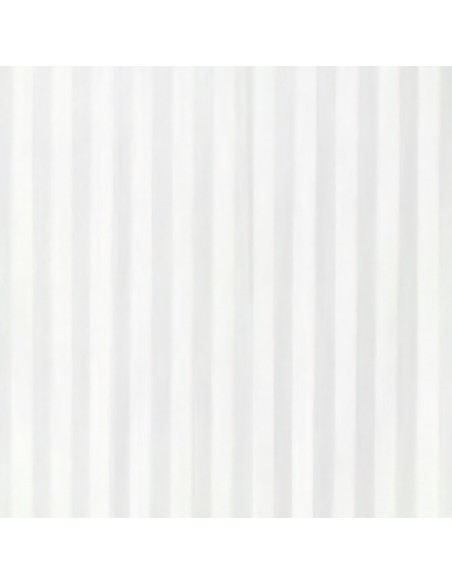 Cortina Ducha Tela Rayas Blancas 180x200 cm.