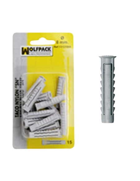 Taco Nylon  SN      5 mm. (50 Piezas)