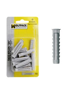 Taco Nylon  SN      8 mm. (15 Piezas)