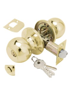 Pomo Puerta Wolfpack Con Llave Con Condena Latonado Para...