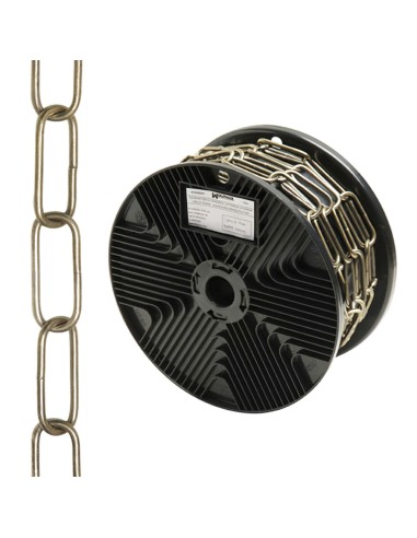 Cadena Decorativa Lisa Cuero 3,4x43 mm. Rollo...