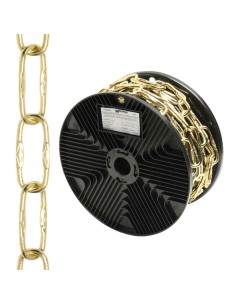 Cadena Decorativa Grabada Latonada 4,0x46 mm. Rollo 20...