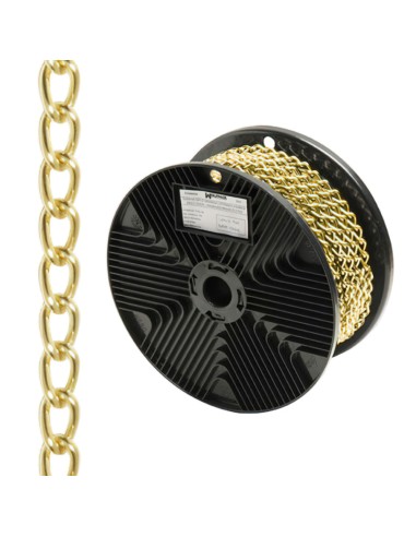 Cadena Decorativa Barbada Dorada 2,5mm / Rollo...