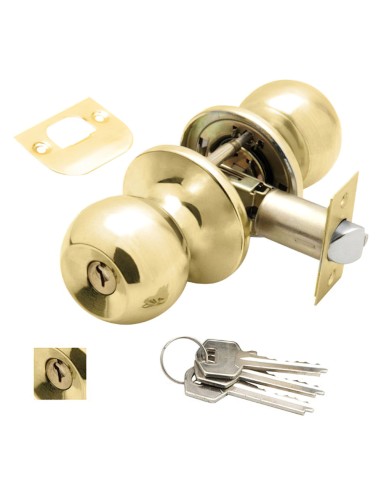 Pomo Puerta Wolfpack Con Llave Ambos Lados...