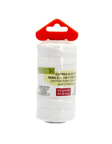 Cuerda Algodón Carnicero 100 gr.  Rollo Ø1,50 mm.