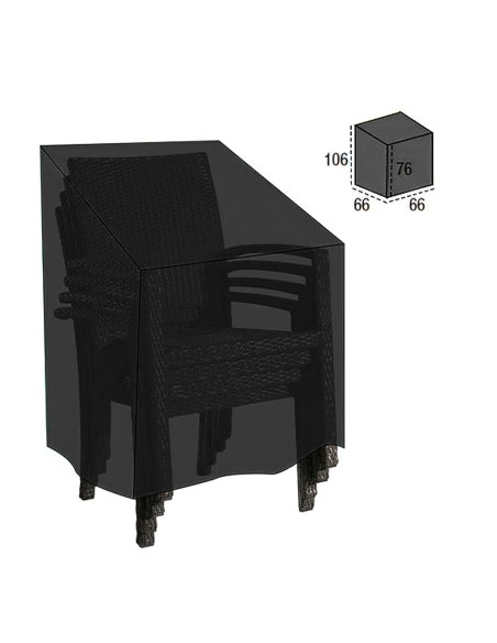 Funda cubre sillas PAPILLON 66x66x76x106cm apiladas 08327000