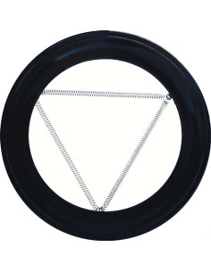 Plafón Embellecedor de Color Negro Para Estufa 150 mm.