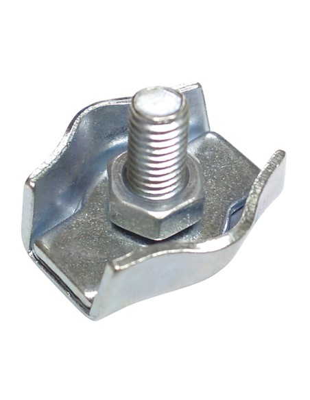 Sujetacables Plano Simple   6 mm. (Bolsa100 unidades)