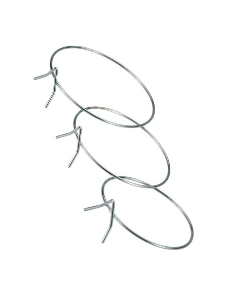 Soporte Maceta Pared Zincado 16 cms