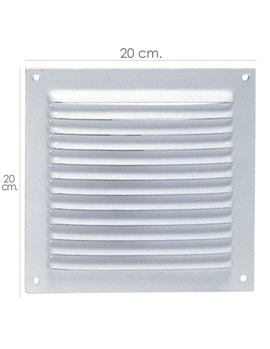Rejilla Ventilación Atornillar  20x20 cm....