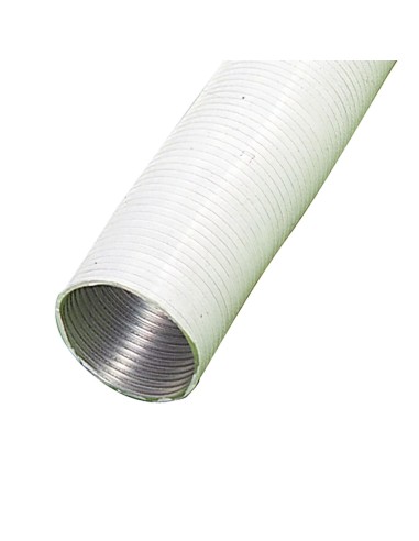 Tubo Aluminio Compacto Blanco Ø 120 mm. / 5...