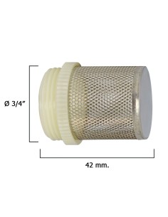 Filtro Inoxidable Para Válvula Retencion    3/4"