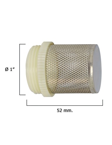 Filtro Inoxidable Para Válvula Retencion    1"