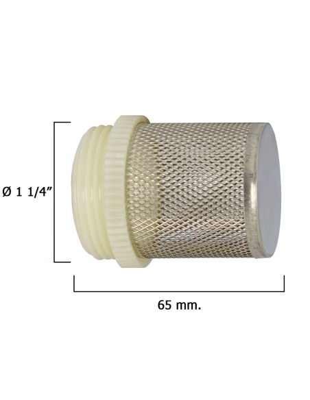 Filtro Inoxidable Para Válvula Retencion    1 1/4"