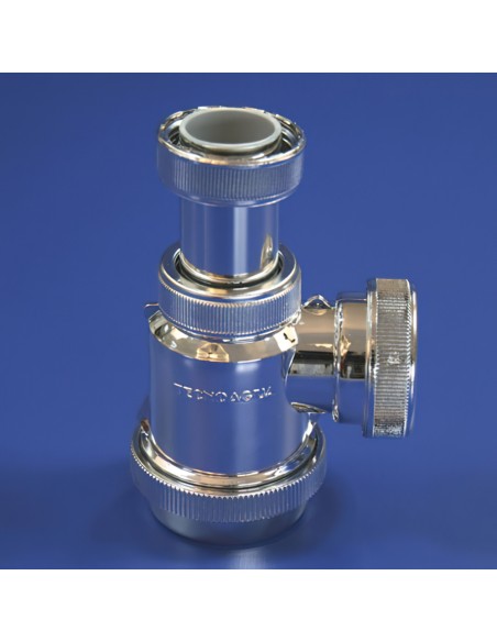 Sifon Botella Metalizado T-4M  ME 1 1/2