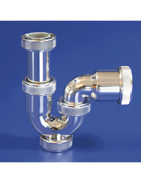 Sifon Curvo MetalizadoT-31  ME 1 1/2