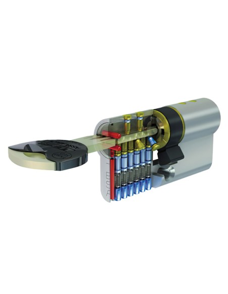 Cilindro Tesa Seguridad Tx85 /60/ Latonado