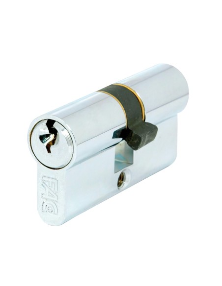 Cilindro Fac Llave Dentada 60-f 30x30 Niquelado 13,5 mm.