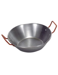 Sartén Honda Pulida Con Asas 45 cm.