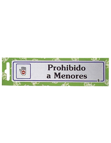 Rotulo "Prohibido A Menores"