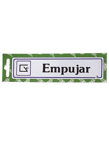 Rotulo "Empujar"