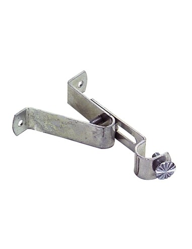 Soporte Barra 12 mm.Ø Cromo  Frontal Extensible