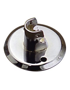 Soporte Barra 12 mm.Ø Cromo Lateral Redondo