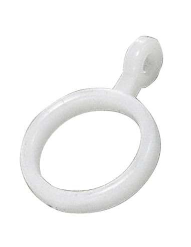 Anillas Dobles Cortina Blanca Ø Interior 20 mm.