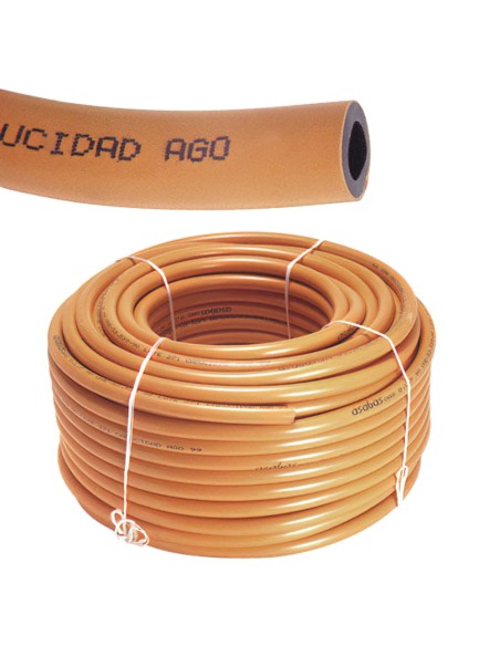 Tubo butano color naranja  9x15  Rollo 60 Metros