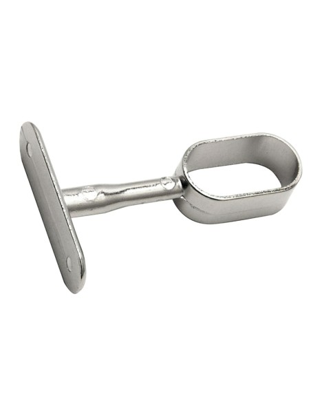 Soporte Barra Ovalado Central Niquel