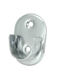 Soporte Lateral Oval Zincado Lateral Ø 19 mm.