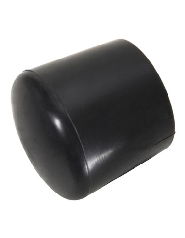 Contera Plastico Redonda Exterior Negra 14 mm....