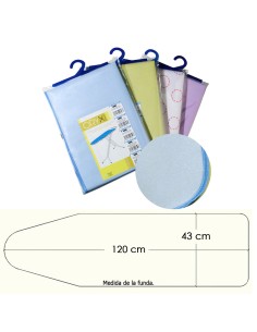 Funda Mesa Plancha Espuma 120x43 cm.