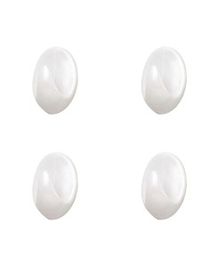 Colgador Oryx Blanco Pequeño (Blister 4 Unidades ) Adhesivo