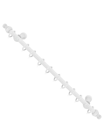 Barra Cortina Madera Completa 1,20 Metros x 12...