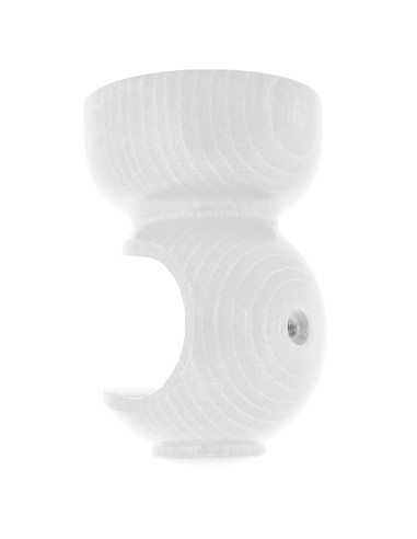 Soporte Madera Liso Techo 20x 68 mm. Blanco