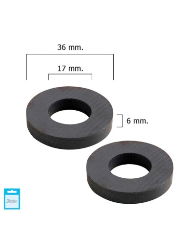 Iman Wolfpack Ferrita Aro Ø 36x17x6 mm....