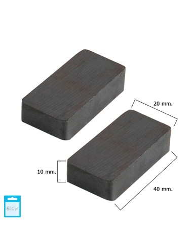 Iman Wolfpack Ferrita Rectangular 40x20x10 mm....