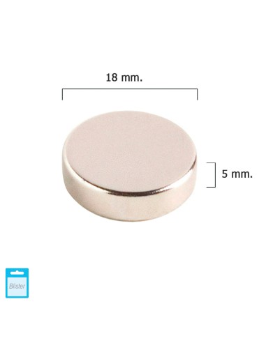Iman Wolfpack Neodimio Redondo Ø 18x5 mm....
