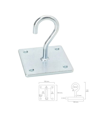 Gancho Wolfpack con pletina Multiuso Abierto...