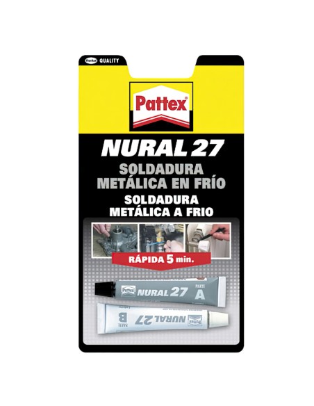 Nural- 27 Aluminio Gris (Juego 2 Tubos 22 cm³.)