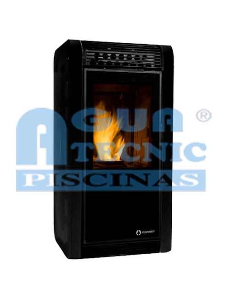 Estufa pellet ECOFOREST Vigo II 9.5 kw negro 20827