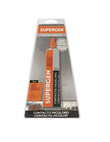 Pegamento Supergen Incoloro   75 ml.