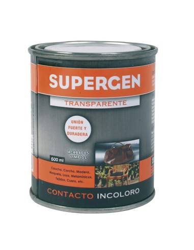 Pegamento Supergen Incoloro  500 ml.